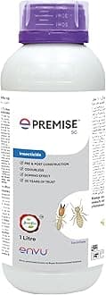 Premise Termite Control, Anti Termite Chemical For Construction | Termite Killer Chemical For Long Lasting Control | Pre & Post Construction Termite Killer| Deemak Killer | Pest Control (1 Litre) -