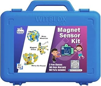- Magnet Sensor Kit- 6 in 1 Projects| Smart Electronics Sensors for DIY Robotics Kit, STEM Learning & IOT Projects| Robot Toys for Kids Boys Girls| Birthday Gift Ages 8 9 10 11 12
