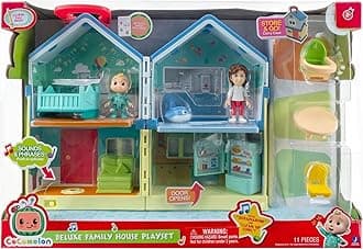 Cocomelon Deluxe Family HoUSe Playset, Multicolor, Cmw0066