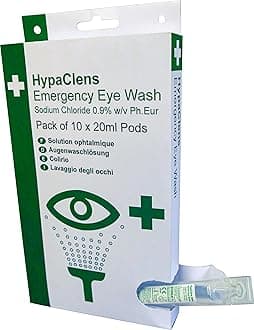 Group HypaClens Emergency Sterile Eyewash Station (10 x 20 ml)