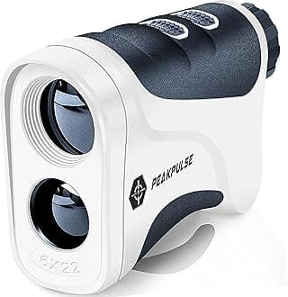 Golf Laser Rangefinder for Golf Range Finder Distance Finder with Slope Mode, Flag Pole Locking Vibration︱Fast Focus System