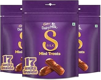 CadburyDairy Milk Silk Chocolate Home Treats, 162gm - Pack of 3