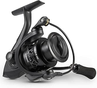 Carbon X Spinning Reels, Light to 5.1oz, Carbon Frame and Rotor, 33LBs Max Drag, 10+1 Shielded BB, 5.2:1/6.2:1 High Speed Gear Ratio, Smooth Powerful Saltwater Freshwater Spinning Reel