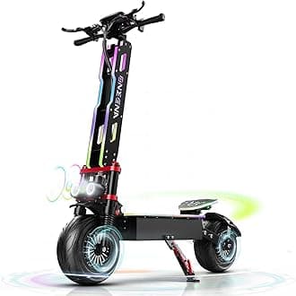 Electric Scooter Adults, 5600W/7000w Dual Motors with 60/70 Miles Range Battery, Up to 50/55 MPH Top Speed, 11"/12" Tubeless Tires Commuting Scooter for Adults with Detachable Seat