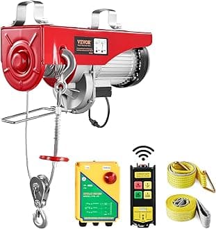 VEVOR Polipasto eléctrico Electric Hoist, Wireless 2.0, 2200LBS