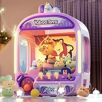 Large Claw Machine for Kids,Unicorns Toys for Girls 5 6 7 8 Year Old,Mini Arcade Game with Prizes Toys,Kids Vending Machine Age 6-8 8-10,Party Candy Dispenser,Christmas Birthday Gift for Girls Boys